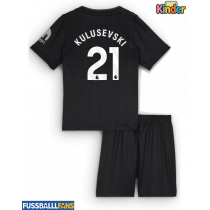 Tottenham Hotspur Dejan Kulusevski #21 Auswärts Trikotsatz Kinder 2025-26 Kurzarm (+ Kurze Hosen)